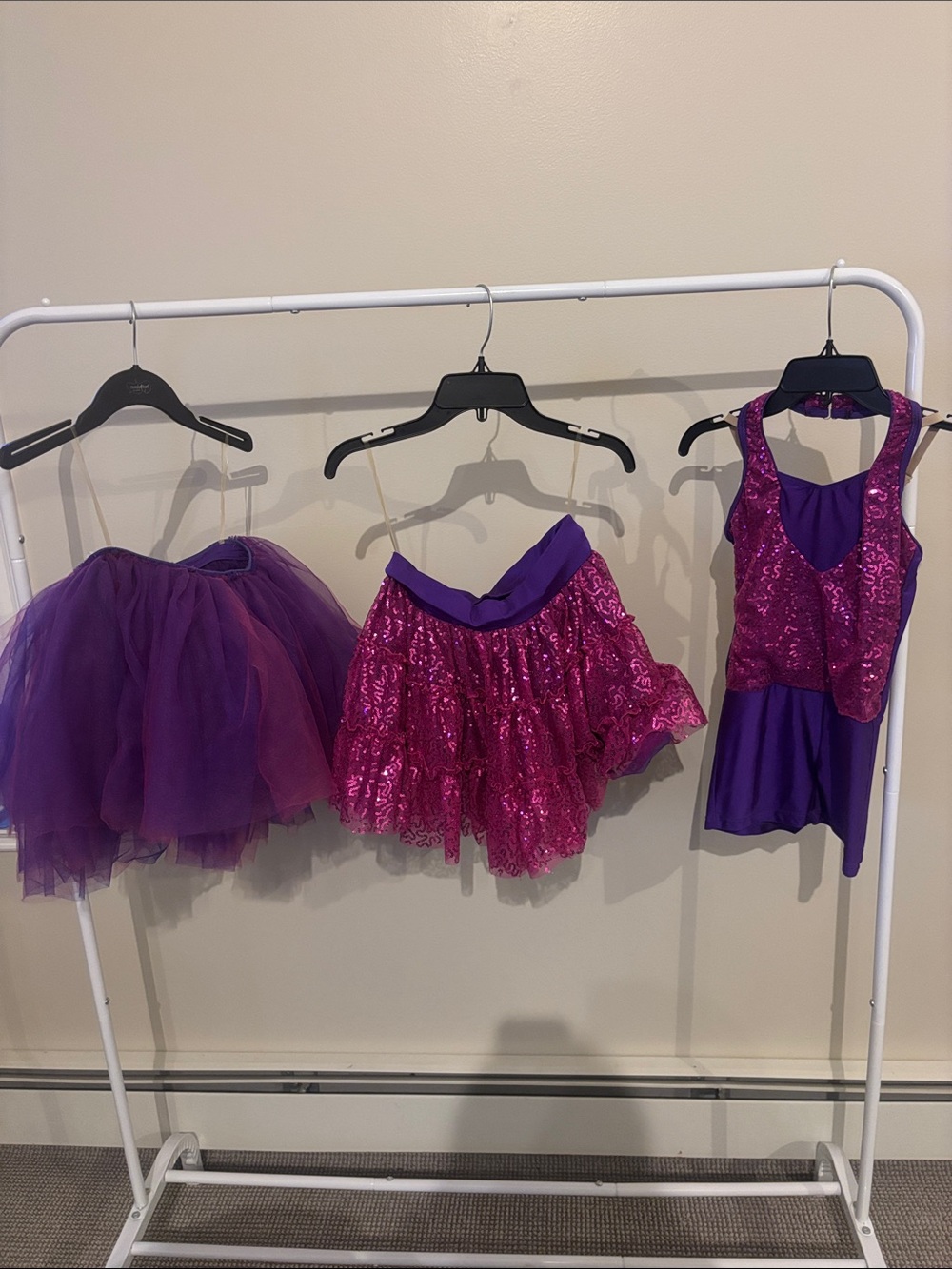 Revolution Purple & Fuchsia Sequin Dance Set for Kids
